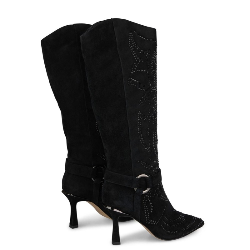 Bottes à Talons Alma En Pena Thin Bleu Femme | OHS-99570855